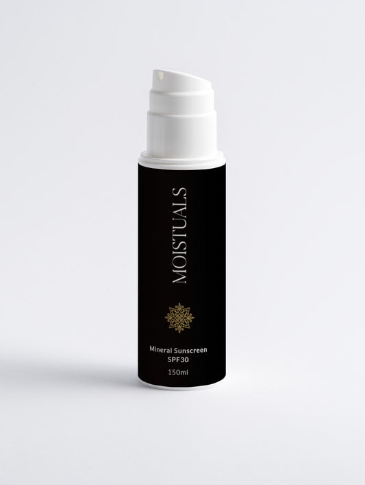 Minerale zonnebrandcrème SPF30 voor gezicht en lichaam, zonder tint
