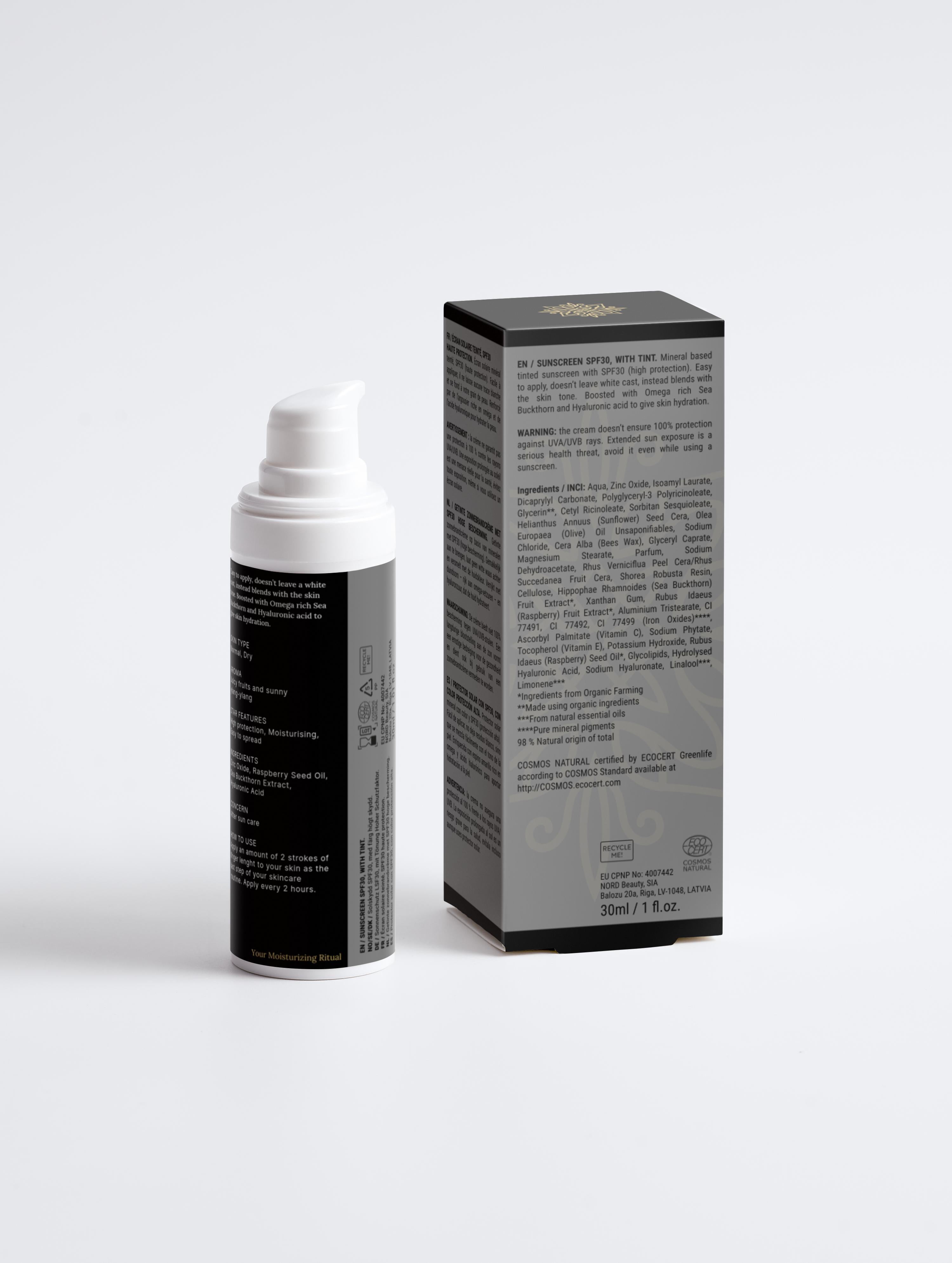 Minerale zonnebrandcrème SPF30 Tint